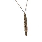 EXPRESS  Gold Tone Necklace With Love Pendant Photo 2