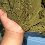 Jolt Olive Green Fabric with Gold Accents Photo 3