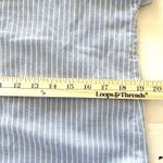 J Jill Henley Dolman Sleeve Striped Blue White Blouse Relaxed Fit Everyday Top Size undefined Photo 5