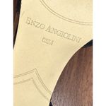 Enzo Angiolini  Black and Gold Leather Ankle Strap Heels Size 8.5 EUC!!! Photo 4