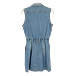 Ramy Brook  Hedi Denim Mini Dress Button-Front Light Wash Y2K 90s Brittney Photo 11