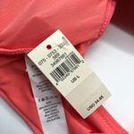 Aerie  Womens Scoop Neck Coral Swim Bikini Top Ruffle Removable Cups Pink Size L Photo 3