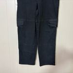 Wilfred Free Black Cargo Pants Straight Leg Size 12 Utility Minimalist Photo 2
