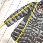 Bernardo Quilted Gray Jacket Size Medium Photo 14