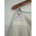 Nike Dri Fit Skirt Skort Womens L White Standard Fit Stretch Compression Liner Photo 6