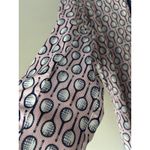 SanSoleil UPF 50+ 1/4 Zip Top with a Pink and Navy Racket Print Size Large Golf Photo 8