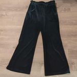 Allegra K  green velour pants size small Photo 0