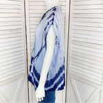 Romeo + Juliet Couture Romeo & Juliet Tie Dye Pullover Blouse Blue Small Photo 1