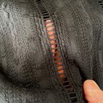 J.Crew NWT  Back Button Ruffle Top Black Size 2 Photo 5