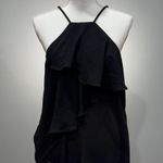 Shilla CLEARANCE! Black Ruffle Tiered Top Size L Like New Photo 0