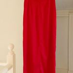 Lovers + Friends / Revolve Sylvia Strapless Gown in Flame Scarlet NWOT Photo 8