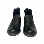 Planet Georgia Black Leather Ankle Buckle Booties Size 6.5 Photo 2