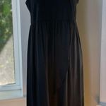 Sonoma  Little Black Dress Scoop Neck Faux Wrap Skirt Size XS Photo 10