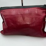 Jimmy Choo  Laptop Holder/Clutch/Wristlet Black and Red Leather‎ With Studs Photo 6