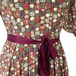 Anthropologie  Small Retro Dress Boho Fall Cotton 50s style Edme & Esyllte Art Photo 7