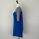 No Boundaries  Cute Gray Blue Shirt Loungewear Dress, Sz Small Photo 3