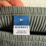 Old Navy  Green Ribbed Tank Top Y2K Retro Indie‎ Minimalist Soft Girl XL Photo 3