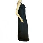 Pretty Little Thing BLACK RUCHED SWEETHEART BODICE WIDE LEG JUMPSUIT NWT (20) Photo 3