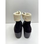 Bella Vita Cable Lug Black Booties Faux Shearling Size 8.5 New Photo 5