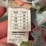 Anthropologie  Beatrice B Square Neck tired Rainbow dress Italy size 0 or XXS Photo 7