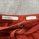 Pilcro Anthropologie  Orange Denim Mini Skirt Sz 2 Photo 4