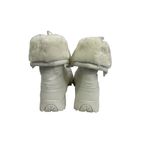 Madden Girl  Women's White Fuzzy Boots Photo 3