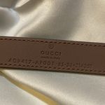 Gucci Leather Belt with Double G Buckle Size 90 Photo 4