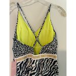 Juicy Couture  Animal Print One-Piece Racerback Swimsuit Medium NWT Photo 4