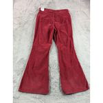We The Free NWT  Corduroy Flare Pull On Pants Burgundy Red CRVY KARMA Size S Photo 3