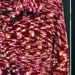 7th Ray  Burgundy and White Button-Down Shirt Photo 5