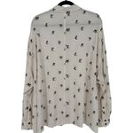 Disney  Womens Mickey Mouse Long Sleeve Button Up Shirt Size 3X‎ Allover Print Photo 1