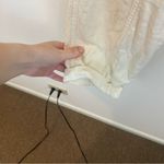 Anthropologie | Angela Cropped Cream Cargo Pants Relaxed Fit Lightweight Size 28 Photo 5