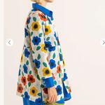 Dessau by womens sz XL asymmetrically cut blouse hidden buttons one inset pocket Blue Photo 4