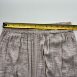 ZARA  satin effect Beige Wide Leg Palazzo Pants elastic waist lightweight flowy Photo 5