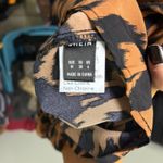 SheIn All Over Print Ruffle Neck Blouse Photo 3