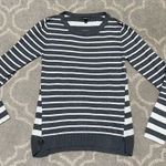 EXPRESS  Women's Striped Sweater - Black and White Photo 0