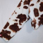 Urban Outfitters UO Cozy Faux Fur Hoodie Sweatshirt in Cow Print Photo 1