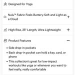 Lululemon NEW! $128 Align High Rise HR Pant 25β With Pockets Capture Blue Size 20 Photo 10