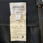 Armani Collezioni  Classic Black Silk Mini Skirt 8 Photo 5