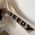 Krizia Maglia Panda Sweater‎ Crewneck Pullover Cashmere Blend 1980s Beige Sz L Tan Size L Photo 8