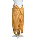 Ramy Brook Gaia Metallic Faux Wrap Boho Maxi Skirt Coverup Size XL NWT Photo 2