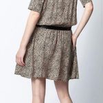 Zadig & Voltaire Russel Blouson Dress Leo Size Small Photo 3