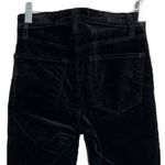 J Brand J Brand Maria Jeans Black Velvet Mid Rise Skinny Leg Solid Wash Zip Fly Photo 3