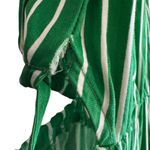 Walter Baker Cut Out Midriff Cotton Meera Dress Green Kelly Stripe size S NWT Photo 9