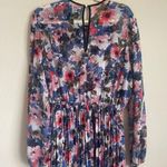 MISA Los Angeles MISA LA Meadow Pleated Juliana Midi Dress Long Sleeve Floral Photo 7