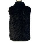 Betsey Johnson Women's Faux Fur Vest Size M Photo 2