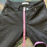 Ann Taylor LOFT Curvy Straight Leg Jeans Mid Rise Black Women’s 2 Stretch Denim Photo 11