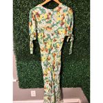Anthropologie Short Sleeve V Neck Slip Midi Dress printed maxi NWT NEW Photo 4