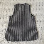 Madewell Striped Mockneck Tank Top Black/White (Medium) Photo 2