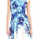 Maggy London  'Rosa Peony' Print Scuba Fit & Flare Dress 12 Photo 0